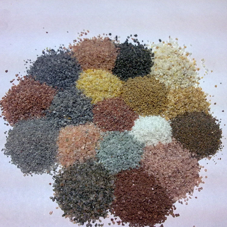 建筑施工用彩砂